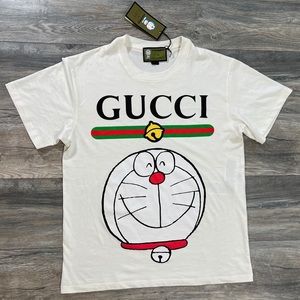 Gucci x Doraemon Unisex T-shirt ivory Size XS